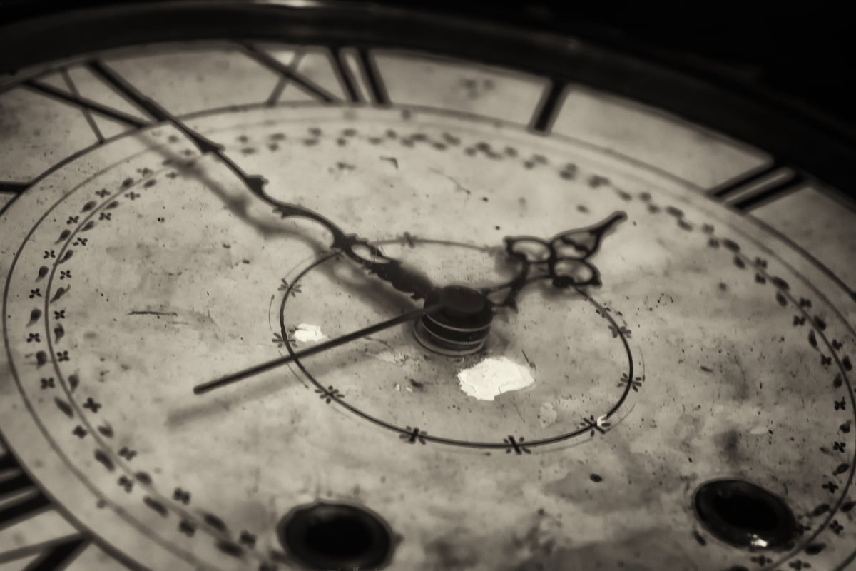 Antique Clock Detail